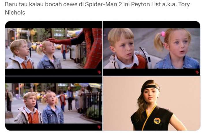 Peyon List IN Spider Man 2